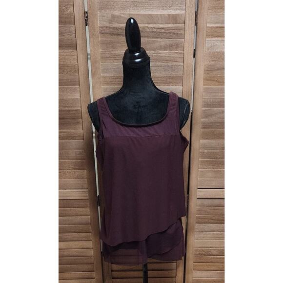 Miraclesuit 18DD Mirage Tankini Top Fuego Plum Slimming Underwire Swim Swimsuit - Picture 2 of 9